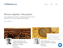 Tablet Screenshot of definedlogic.com